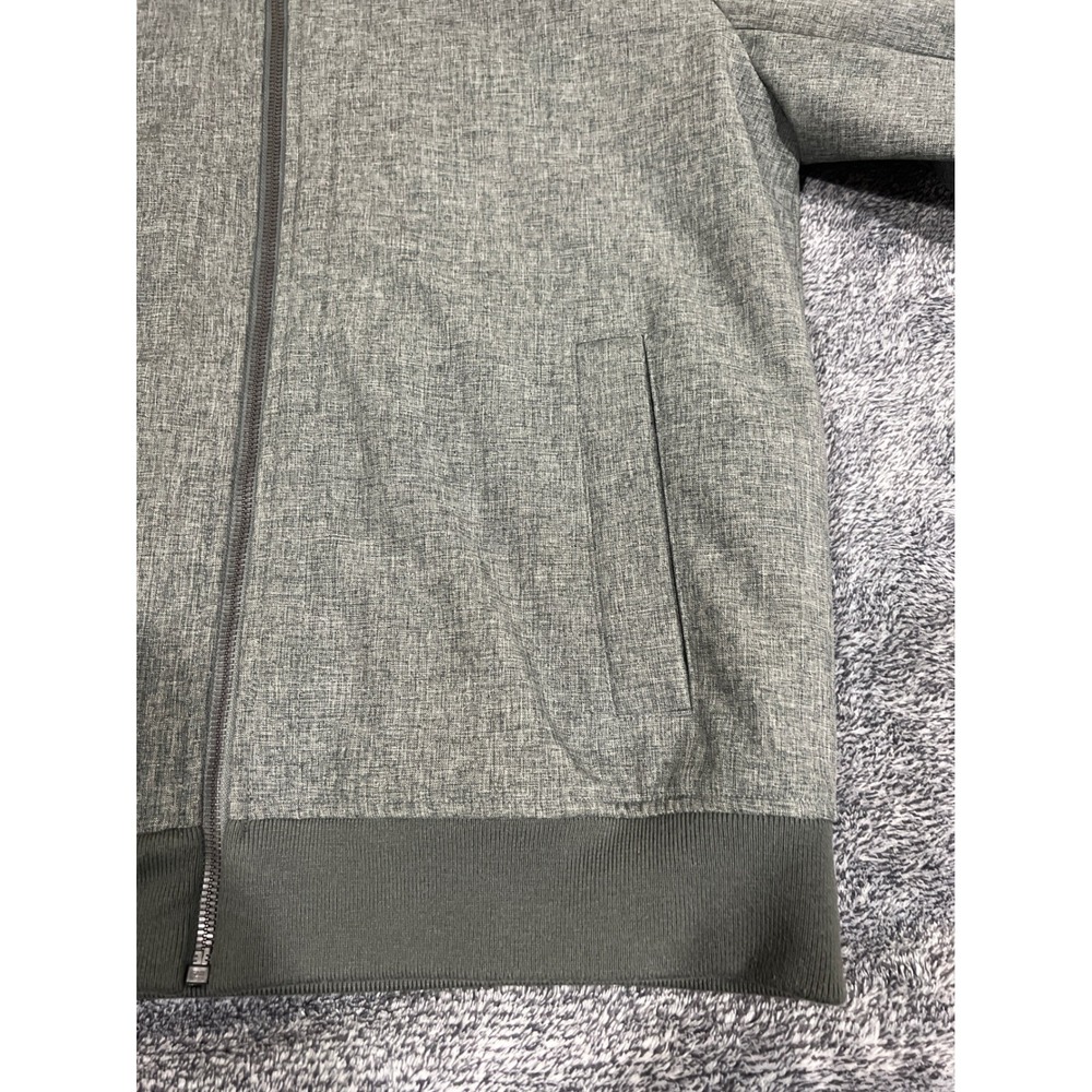 Tommy Hilfiger Mens Softshell Hooded Jacket Grey Full Zip Size Medium - Picture 10 of 15